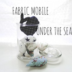{미니쿠션모빌}Fabric Mobile _Under The Sea(7ea){품절} 